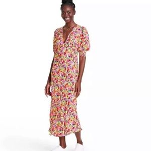 RIXO x Target Floral Maxi Dress NWT